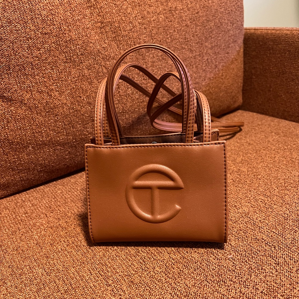 Tan Telfar Small Shopping Bag